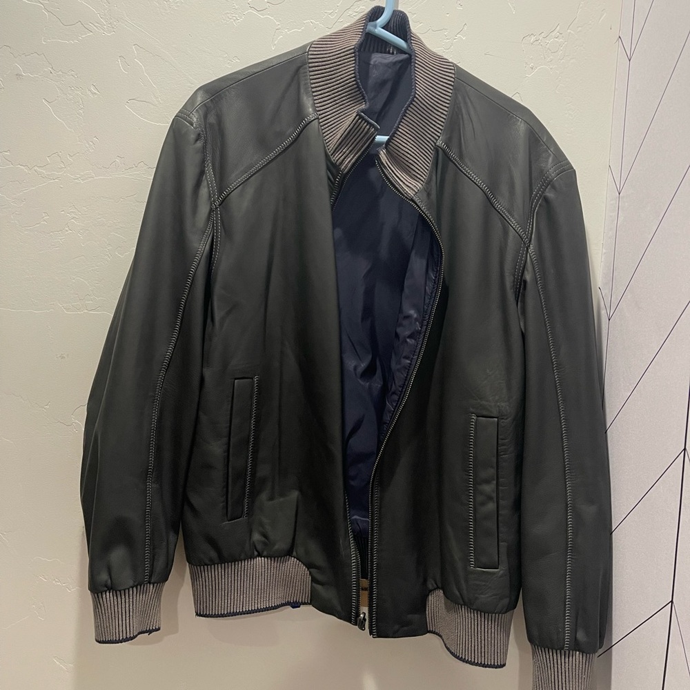 Reversible Leather Jacket